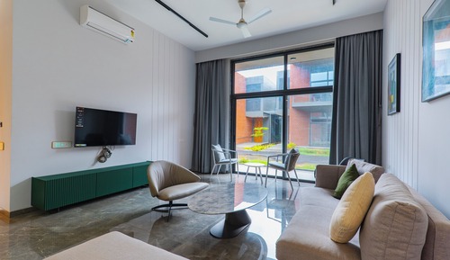 Habitación de lujo, balcón