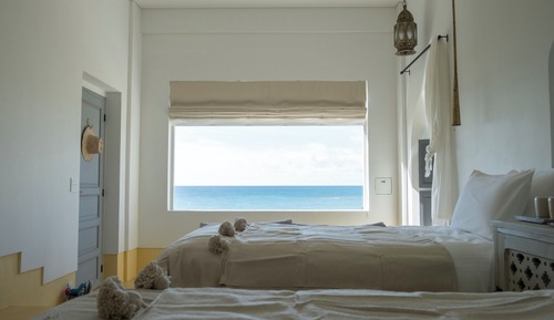 Habitación estándar con 2 camas individuales, vistas al mar