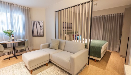 Estudio Confort, 1 cama de matrimonio, terraza