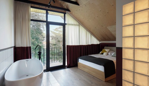 Habitación Deluxe doble, vistas al jardín