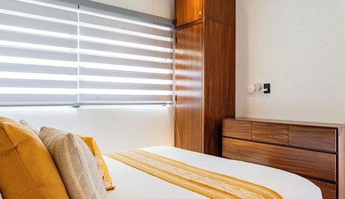 Apartamento familiar, cocina, junto a la piscina