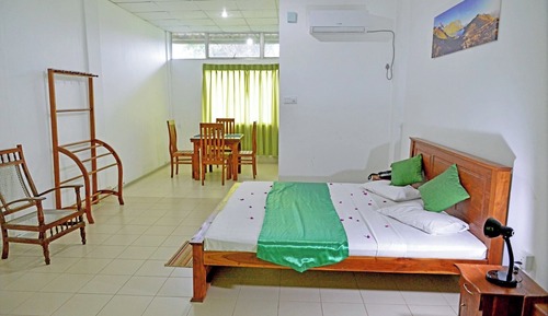 Habitación estándar doble, balcón, vistas al jardín