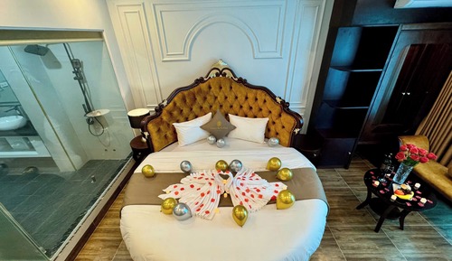 Habitación de lujo doble, 1 cama de matrimonio grande, vistas al río