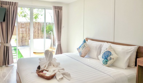 Habitación Deluxe, bañera, vistas al mar