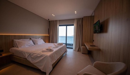 Habitación Deluxe doble, balcón, vistas al mar
