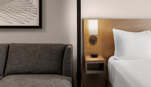 Habitación, 1 cama de matrimonio grande con sofá cama