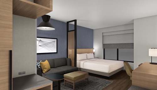 Habitación, 1 cama de matrimonio grande con sofá cama, bañera accesible