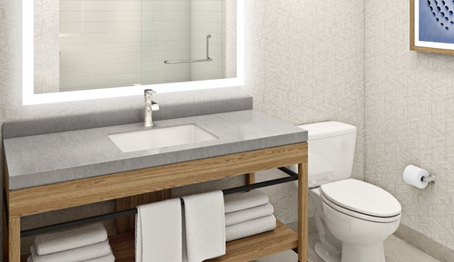 Habitación, varias camas, ducha adaptada