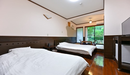 Habitación básica con 2 camas individuales