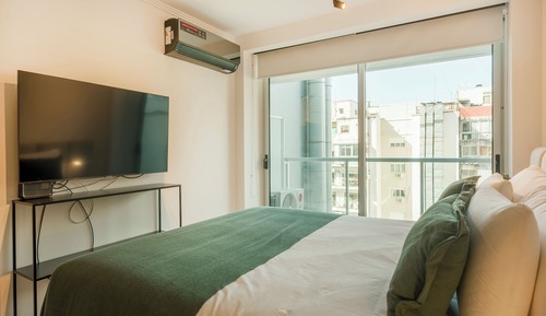 Estudio Deluxe, balcón, vistas a la ciudad