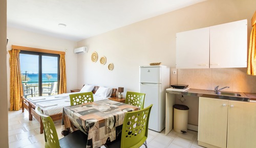 Habitación familiar, vistas al mar