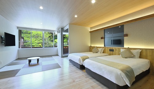 Habitación junior (Japanese-Western Classic,Open-AirBath)