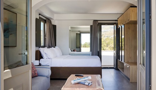 Suite, balcón, vistas al mar