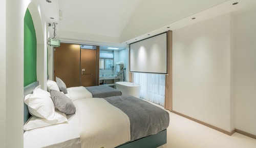 Habitación estándar con 2 camas individuales, fumadores, baño privado