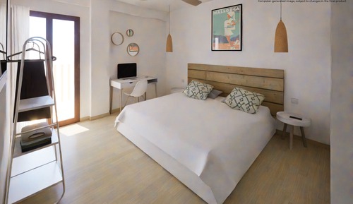 Habitación estándar con 1 cama doble o 2 individuales