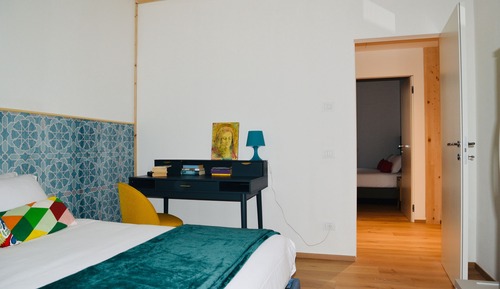 Habitación económica con 1 cama doble o 2 individuales, vistas al patio