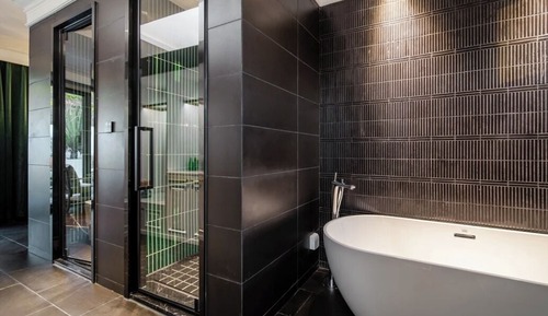 Habitación de lujo con 2 camas individuales, vistas al jardín