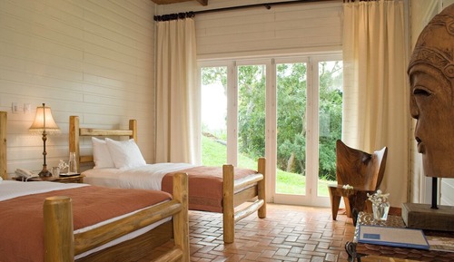 Habitación de lujo con 2 camas individuales, vistas a la montaña