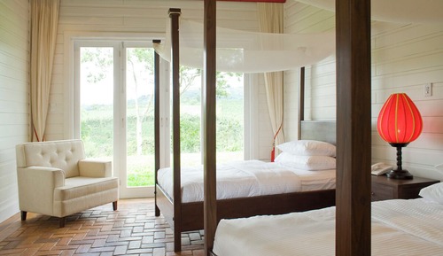 Habitación de lujo con 2 camas individuales, vistas a la montaña