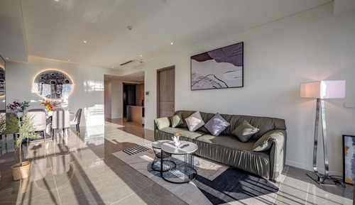 Suite presidencial, 3 habitaciones, Acceso al salón del club, vistas a la ciudad