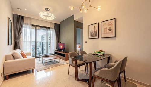 Suite presidencial, 2 habitaciones, Acceso al salón del club, vistas a la ciudad