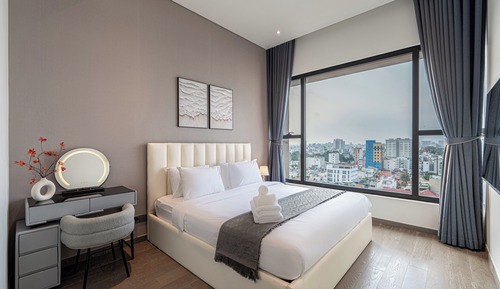 Suite presidencial, 3 habitaciones, Acceso al salón del club, vistas a la ciudad