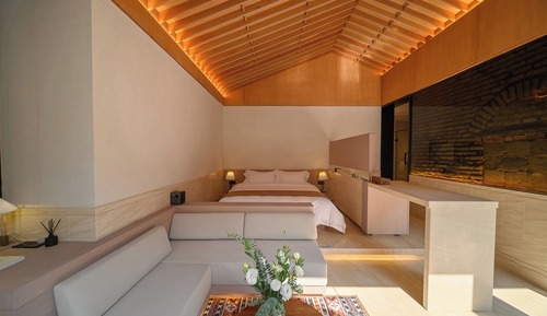 Habitación doble superior, vistas al jardín