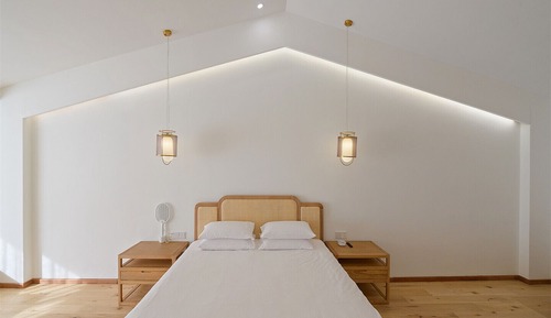Habitación básica doble, patio