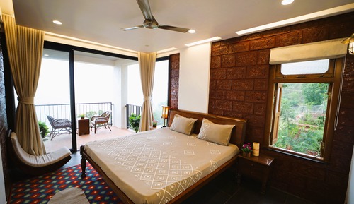 Villa Deluxe, balcón, vistas al jardín