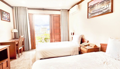 Habitación Deluxe, 2 camas dobles, vistas a la ciudad