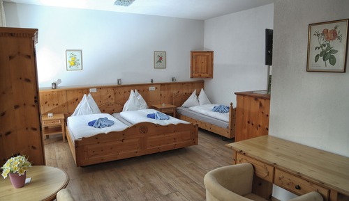 Habitación básica con 1 cama doble o 2 individuales, vistas al jardín