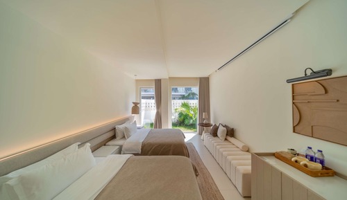 Habitación romántica con 2 camas individuales