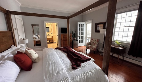 Habitación doble superior, 1 cama de matrimonio grande, balcón, vistas al jardín
