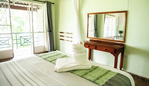 Apartamento estándar, patio, vistas al lago