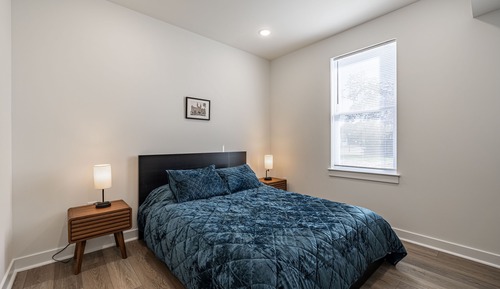 Apartamento Deluxe, 1 cama de matrimonio con sofá cama, vistas al patio