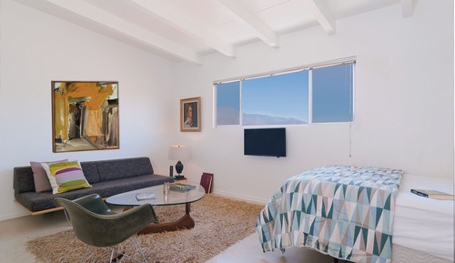 Estudio Confort, 1 cama doble con sofá cama, patio, vistas a la montaña