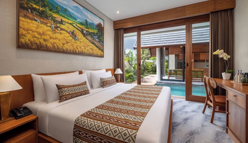 Habitación superior, vistas al jardín