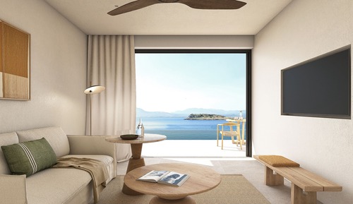 Swim Up Family Suite, 1 Bedroom Suite, 1 King, Sofa bed, Sea view, Terrace