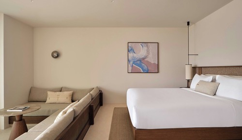 Suite Deluxe, 1 cama de matrimonio grande con sofá cama, no fumadores, vistas al mar (Private Pool)