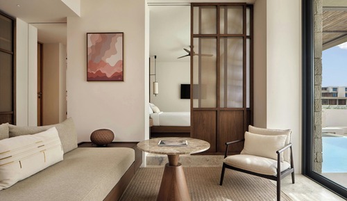 Executive Suite, 1 King, Sofa bed, Sea view, Private pool, Terrace