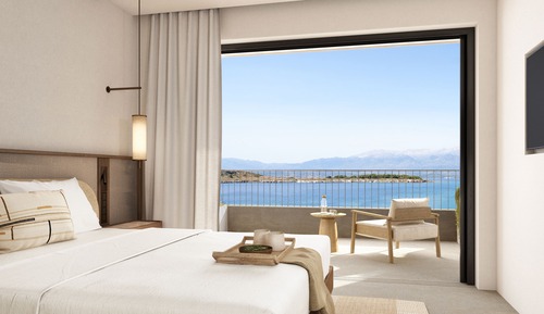 Executive Guest room, 1 King, Sea view, Balcony