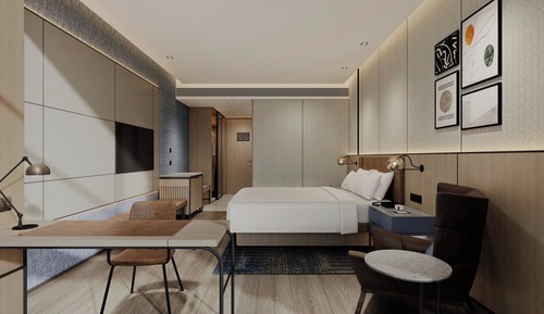 Habitación Premier, 1 cama de matrimonio grande, vistas a la ciudad