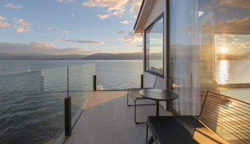 Habitación panorámica doble, balcón, vistas al lago