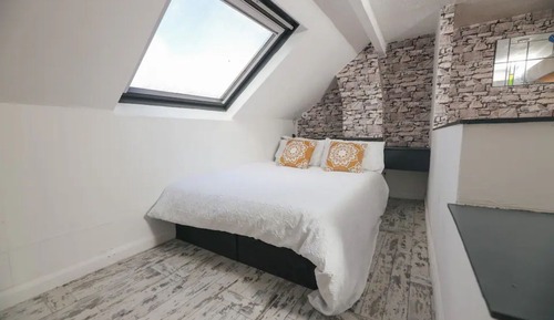 Habitación básica doble, patio