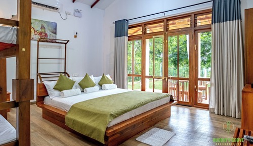 Habitación cuádruple familiar, vistas al lago