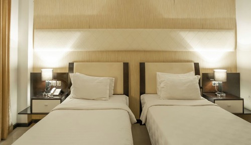 Habitación estándar con 2 camas individuales, vistas a la ciudad