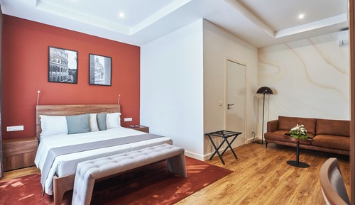 Suite estudio junior, 1 cama de matrimonio, no fumadores, vistas al patio