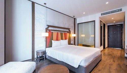 Habitación Premium, 1 cama de matrimonio grande, vistas parciales al mar, mirando al mar