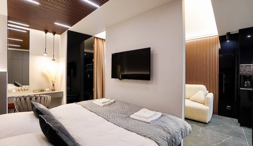 Suite junior, 1 cama de matrimonio con sofá cama