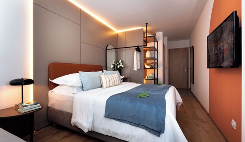 Habitación con 1 cama doble o 2 individuales